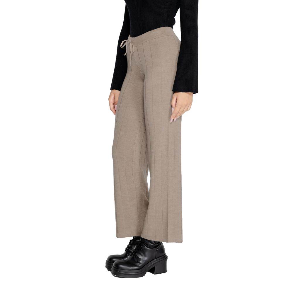Only Beige Acrylic Jeans & Pant - Hilstor