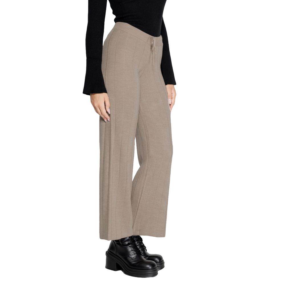 Only Beige Acrylic Jeans & Pant - Hilstor