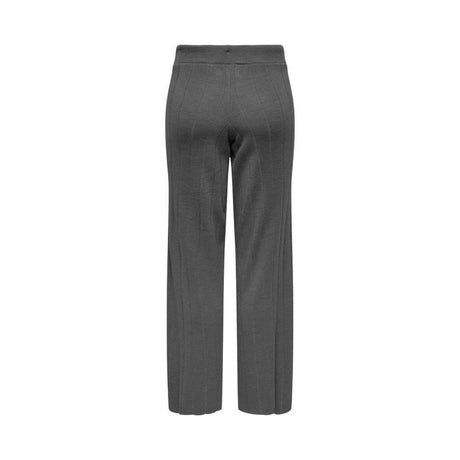 Only Gray Acrylic Jeans & Pant - Hilstor