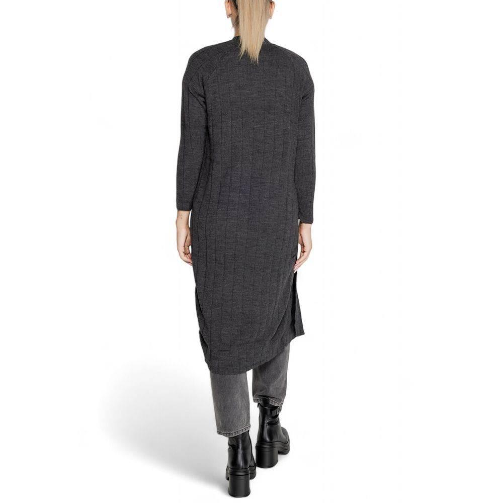 Only Gray Acrylic Cardigan - Hilstor