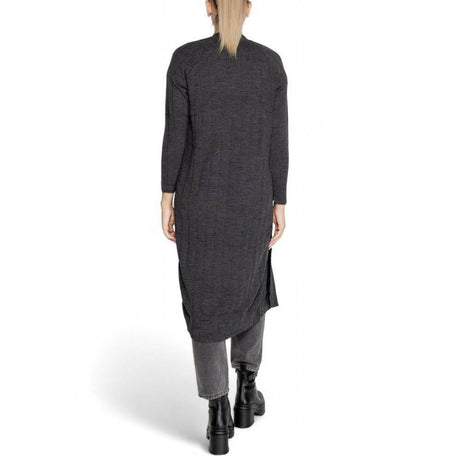 Only Gray Acrylic Cardigan - Hilstor