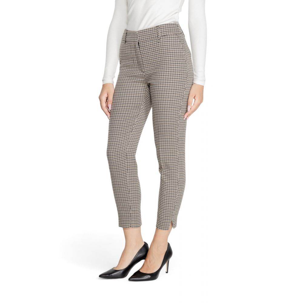Only Beige Polyester Jeans & Pant - Hilstor
