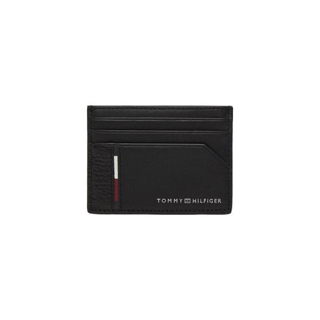 Tommy Hilfiger Black Leather Wallet - Hilstor