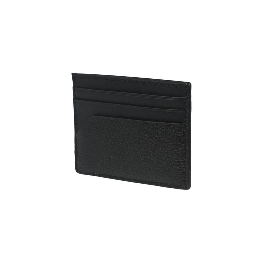 Tommy Hilfiger Black Leather Wallet - Hilstor