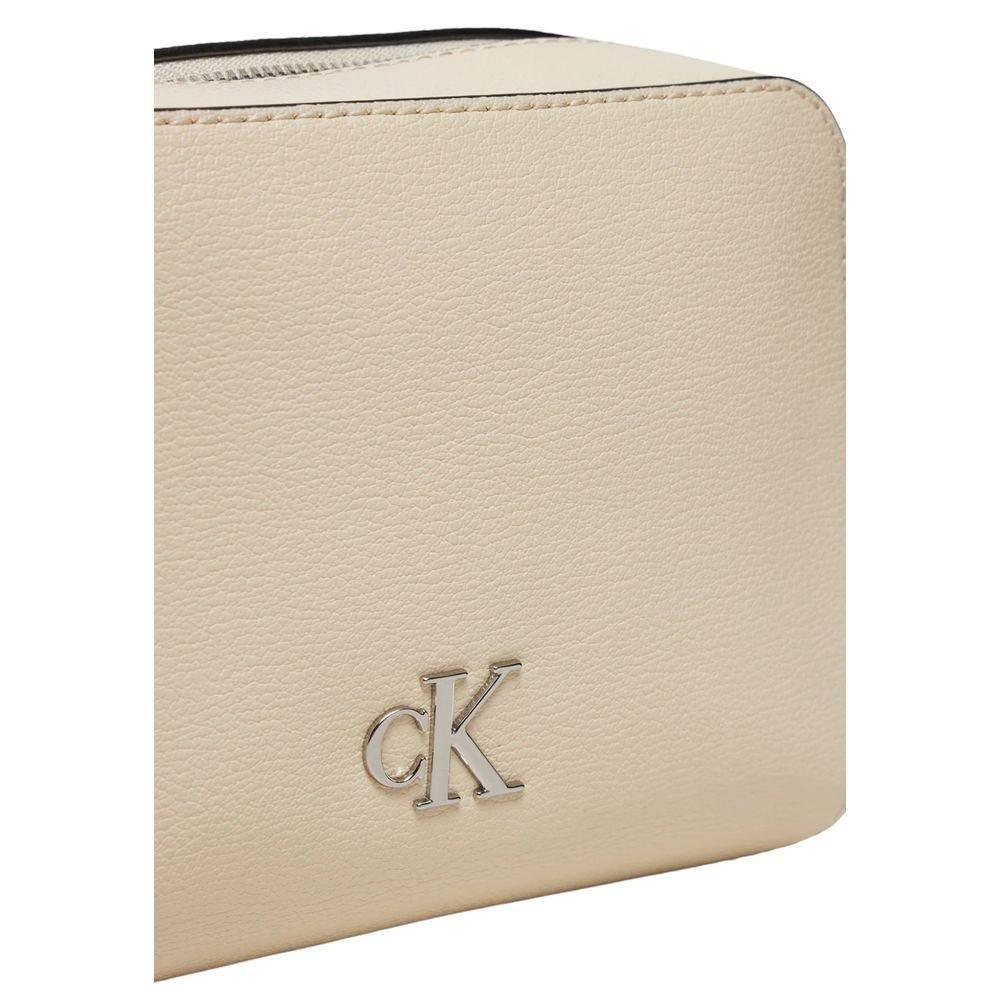 Calvin Klein Jeans Beige Polyethylene Handbag - Hilstor