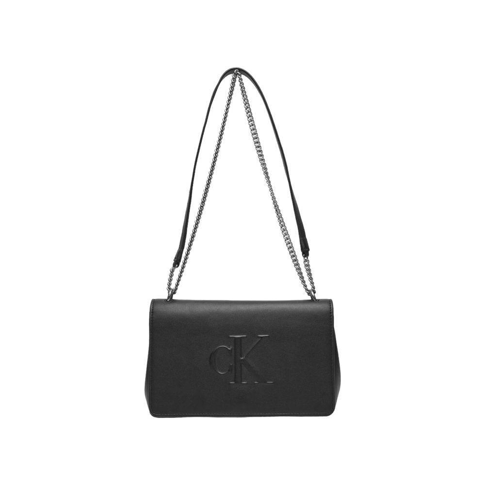 Calvin Klein Jeans Black Polyethylene Handbag - Hilstor