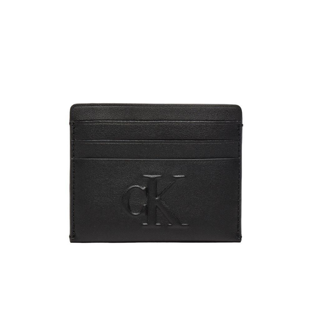 Calvin Klein Jeans Black Polyethylene Wallet - Hilstor