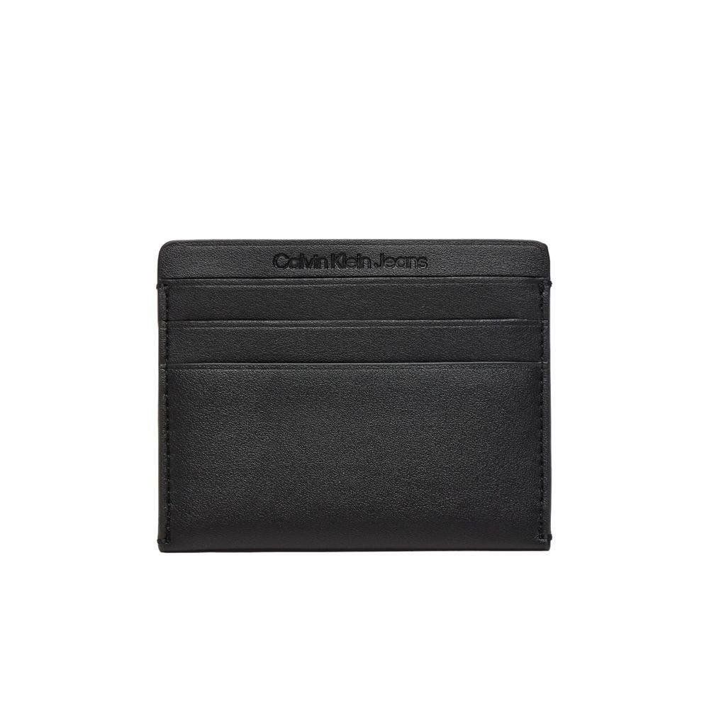 Calvin Klein Jeans Black Polyethylene Wallet - Hilstor