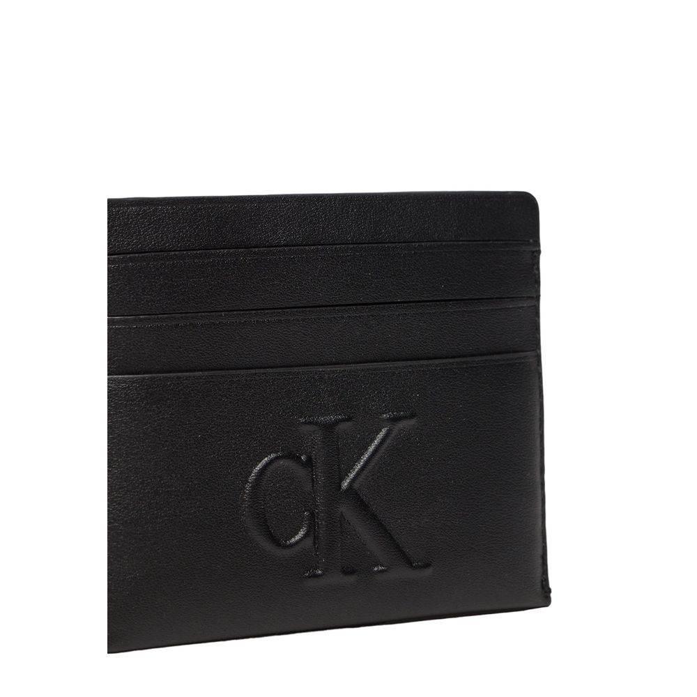 Calvin Klein Jeans Black Polyethylene Wallet - Hilstor