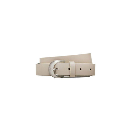 Calvin Klein Jeans Gray Leather Belt - Hilstor