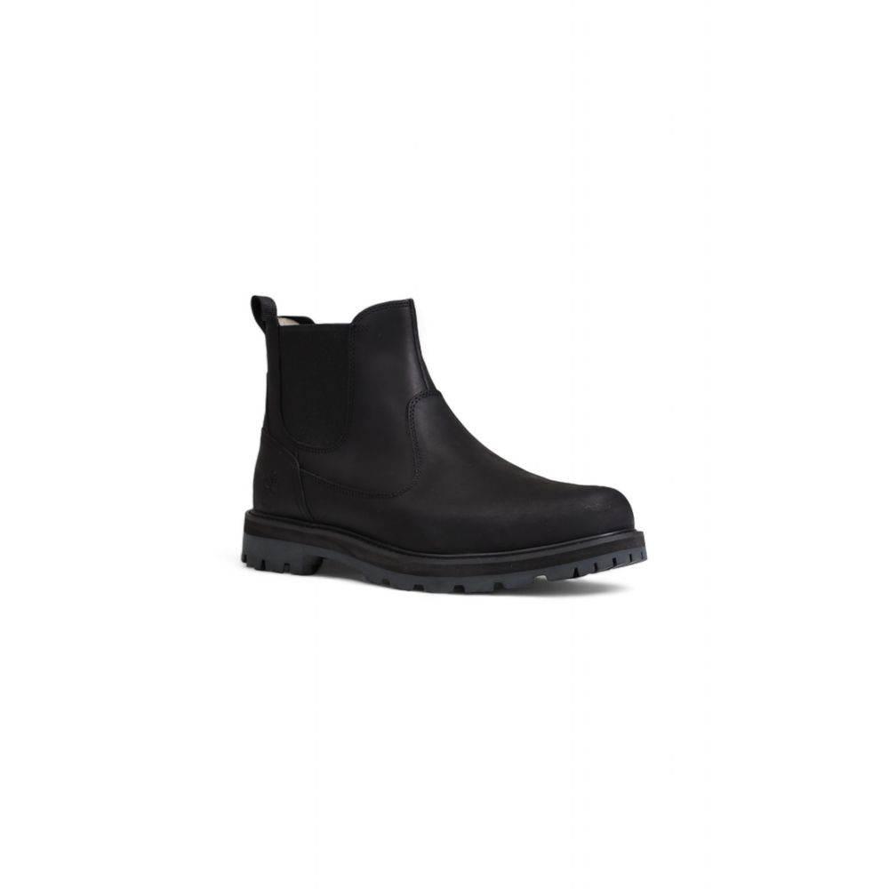 Timberland Black Nubuc Leather Boot - Hilstor