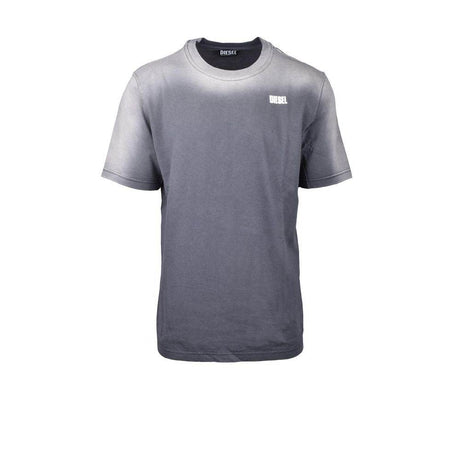 Diesel Gray Cotton T-Shirt - Hilstor