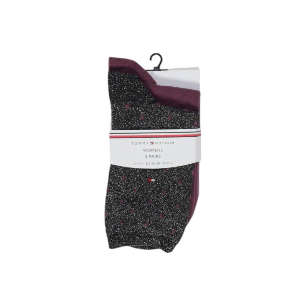 Tommy Hilfiger Black Cotton Tights & Sock - Hilstor
