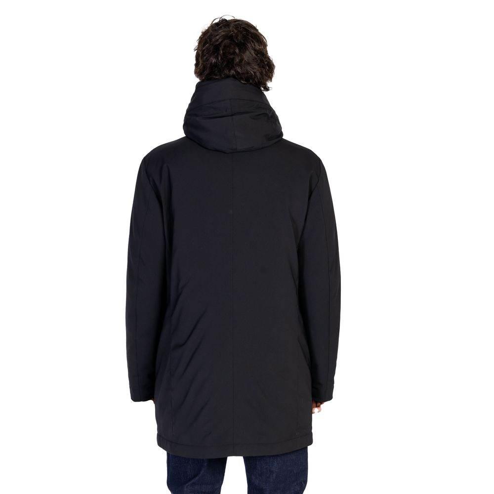 Peuterey Black Polyester Jackets & Coat - Hilstor