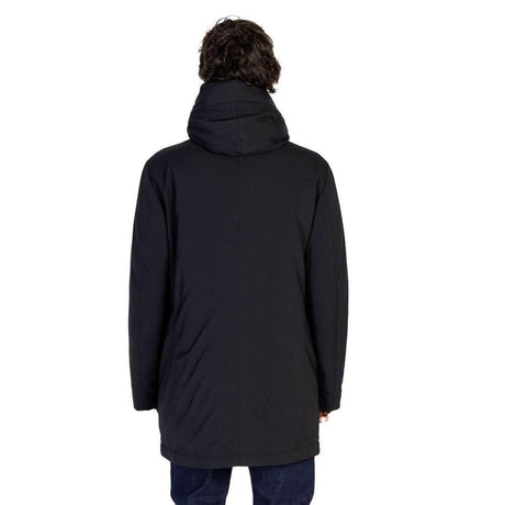 Peuterey Black Polyester Jackets & Coat - Hilstor