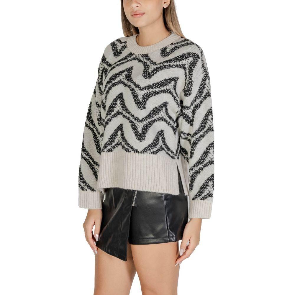 Only White Acrylic Sweater - Hilstor