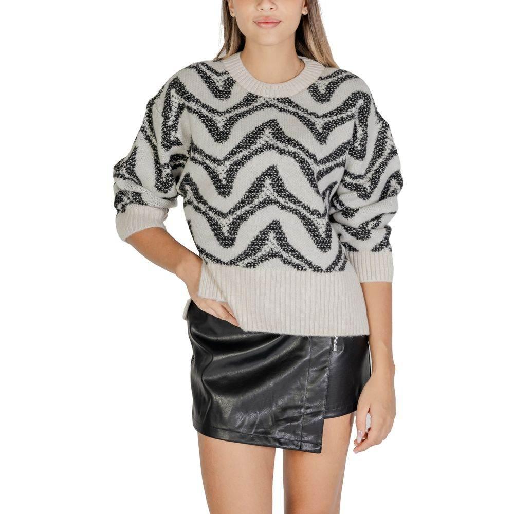 Only White Acrylic Sweater - Hilstor