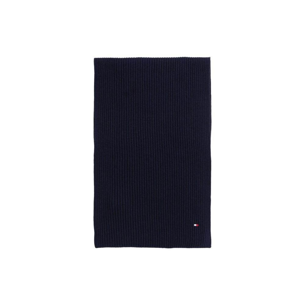 Tommy Hilfiger Blue Cotton Scarf - Hilstor