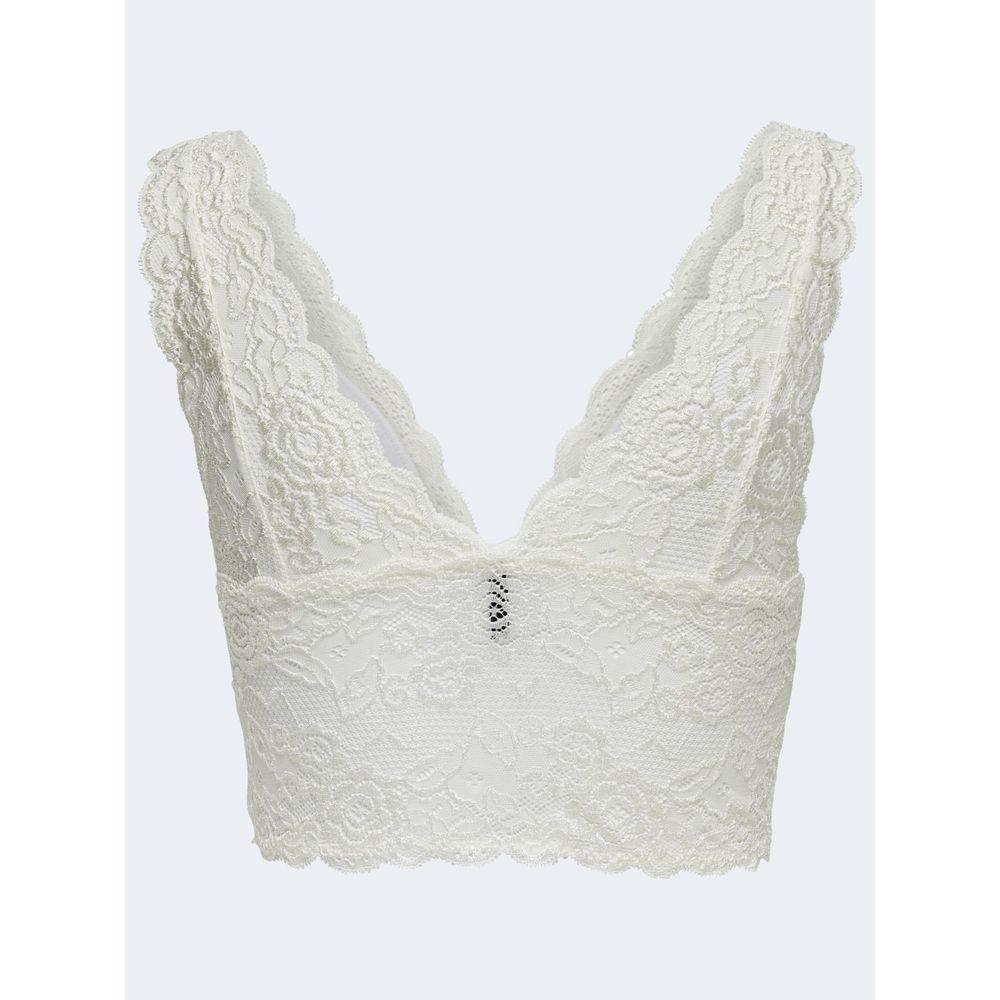 Only White Polyester Underwear - Hilstor