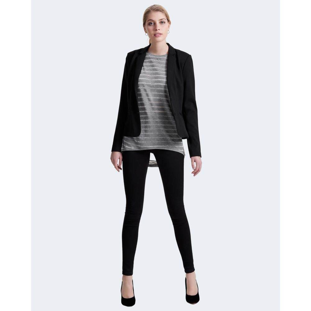 Only Black Viscose Suits & Blazer - Hilstor