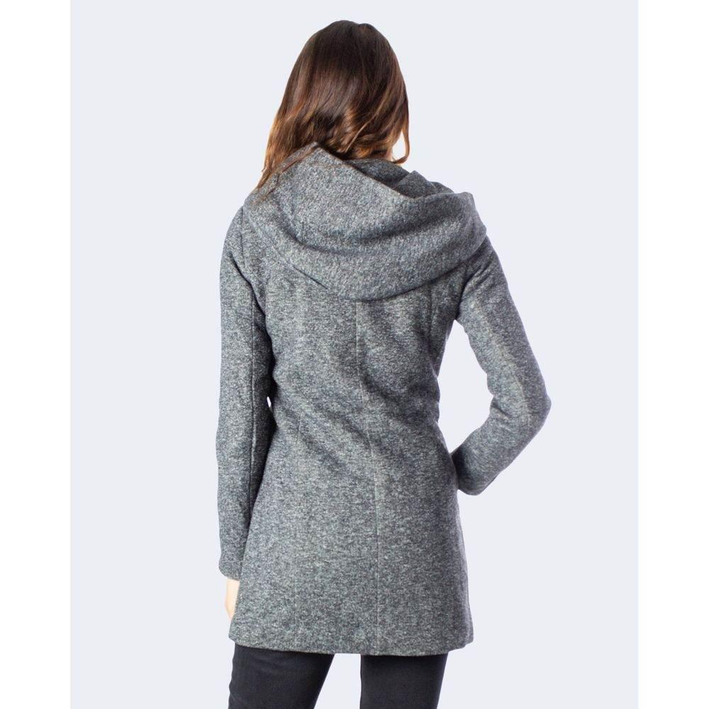 Only Gray Polyester Jackets & Coat - Hilstor