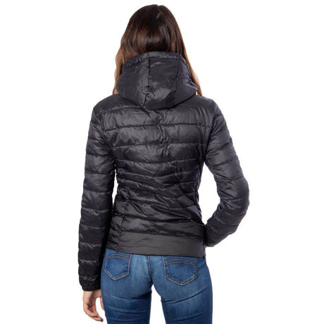 Only Black Nylon Jackets & Coat - Hilstor