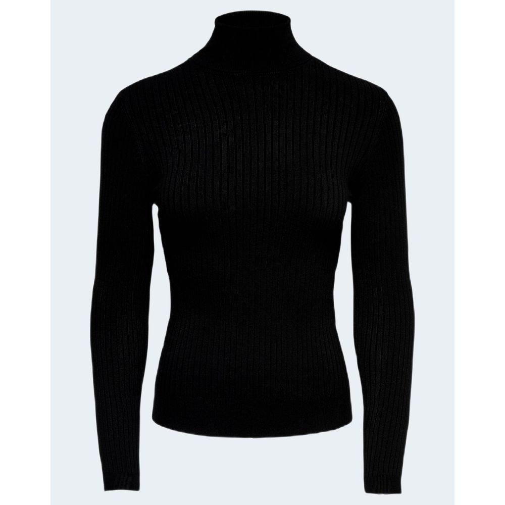Only Black Viscose Sweater - Hilstor