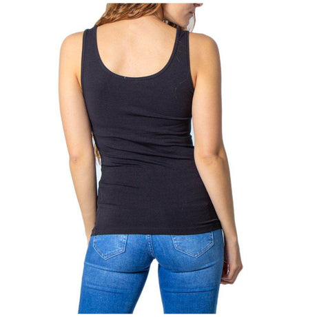 Only Black Cotton Tops & T-Shirt - Hilstor