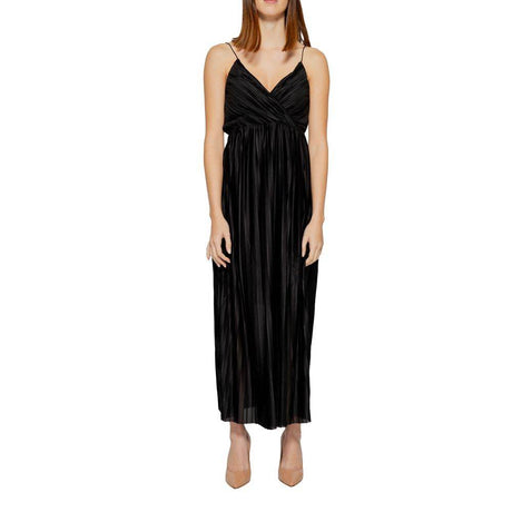 Only Black Polyester Dress - Hilstor
