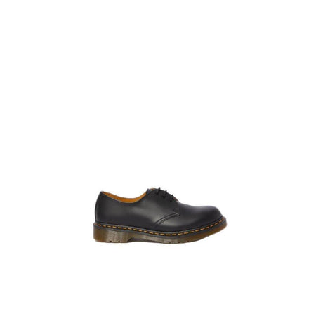 Dr. Martens Black Leather Flat Shoe - Hilstor