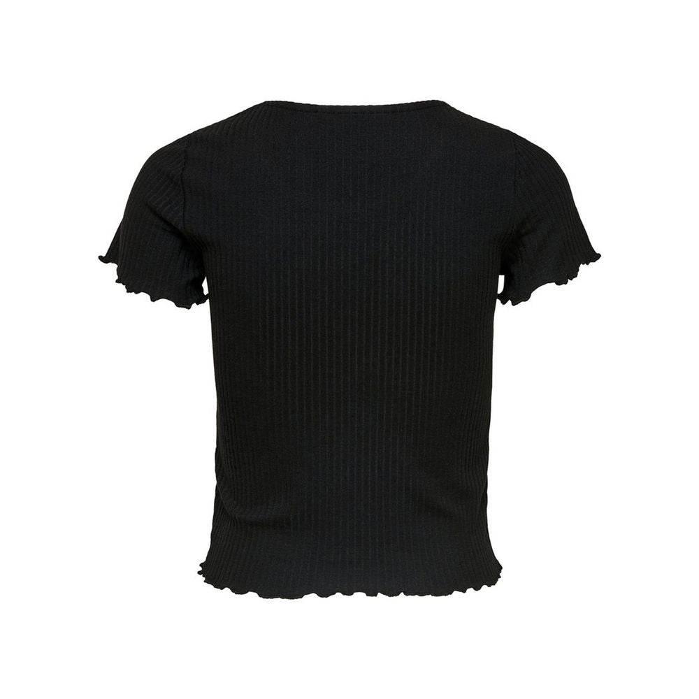 Only Black Polyester Tops & T-Shirt - Hilstor