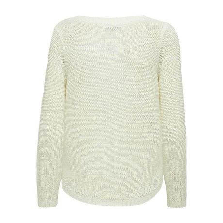 Only White Polyester Sweater - Hilstor