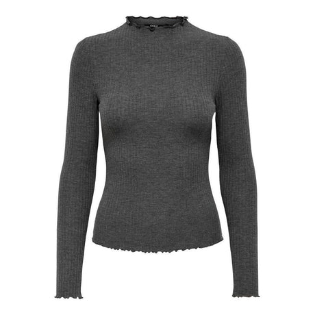 Only Gray Polyester Sweater - Hilstor