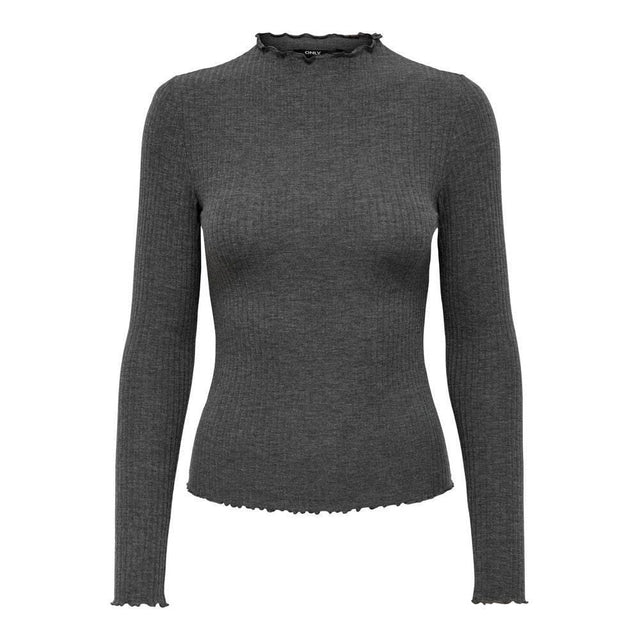 Only Gray Polyester Sweater - Hilstor
