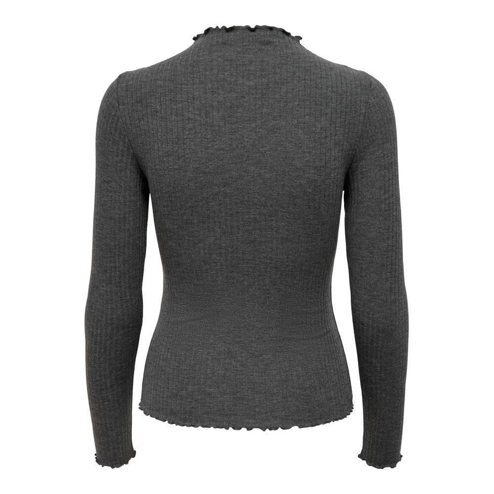 Only Gray Polyester Sweater - Hilstor