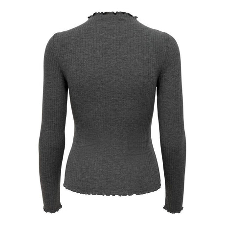 Only Gray Polyester Sweater - Hilstor