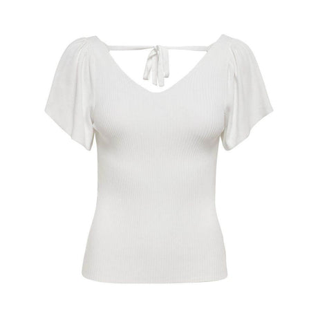 Only White Polyamide Tops & T-Shirt - Hilstor
