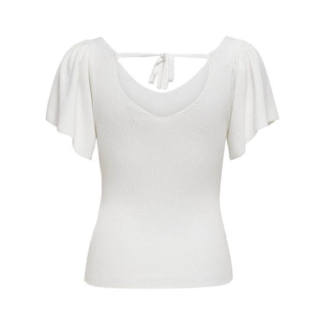 Only White Polyamide Tops & T-Shirt - Hilstor