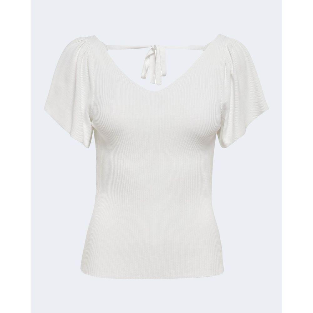 Only White Polyamide Tops & T-Shirt - Hilstor
