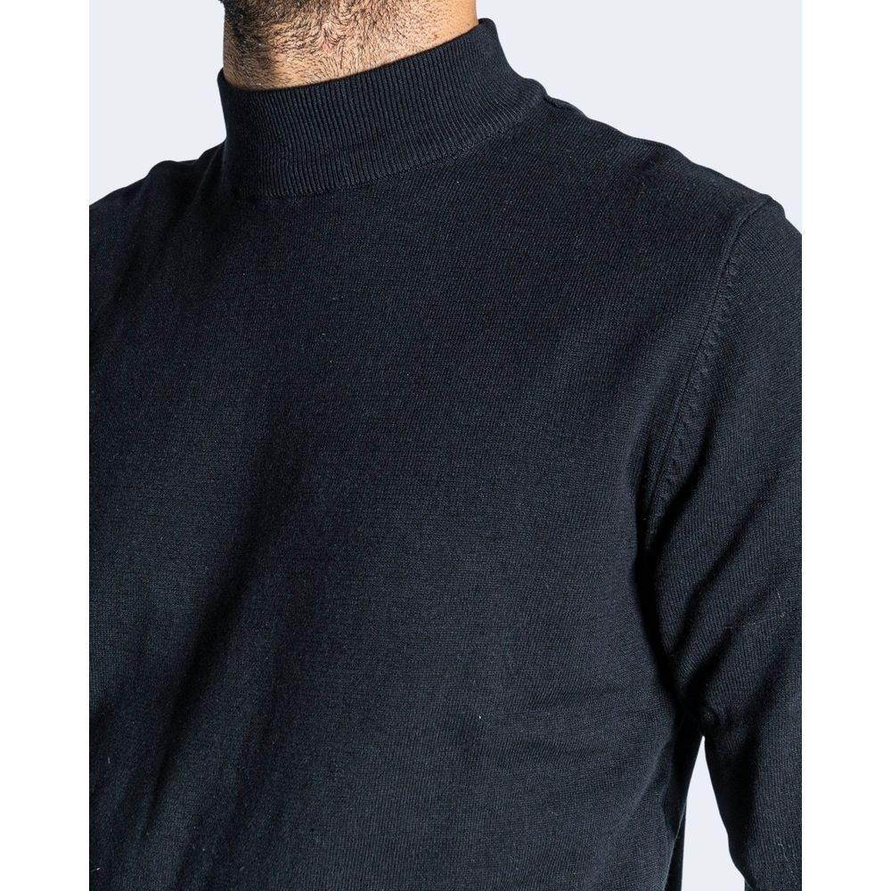 Jack Jones Black Cotton T-Shirt - Hilstor