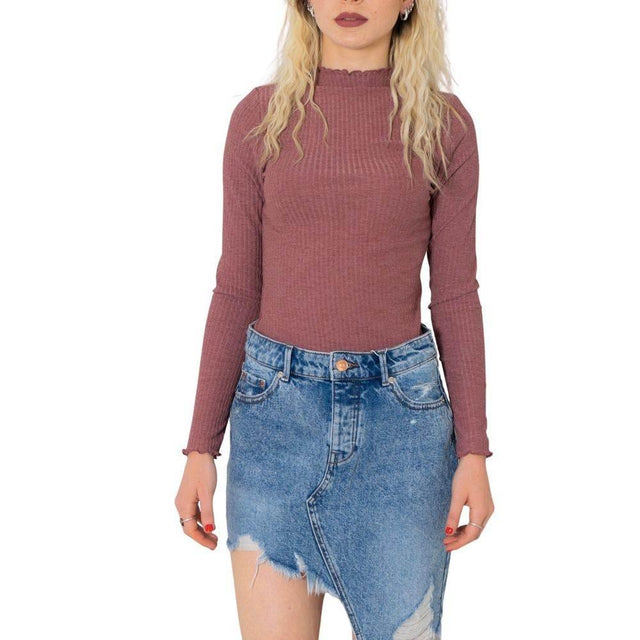 Only Bordeaux Viscose Tops & T-Shirt - Hilstor