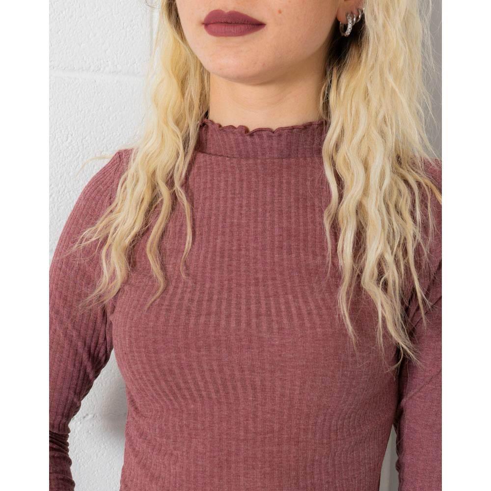 Only Bordeaux Viscose Tops & T-Shirt - Hilstor