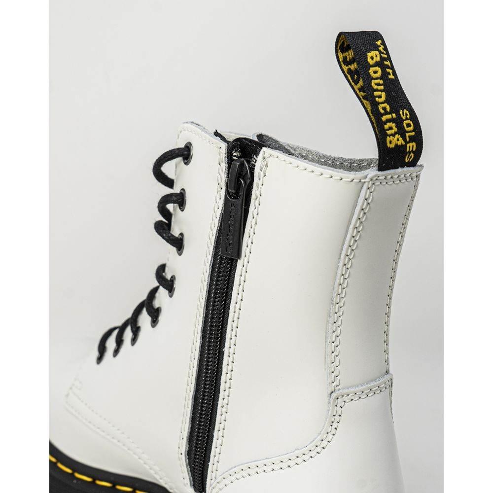 Dr. Martens White Leather Boot - Hilstor