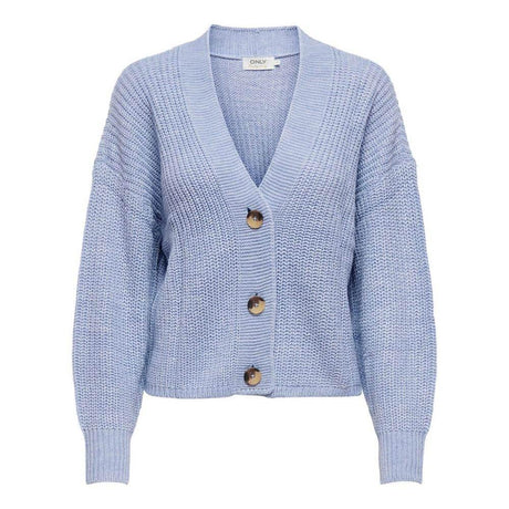 Only Blue Acrylic Cardigan - Hilstor
