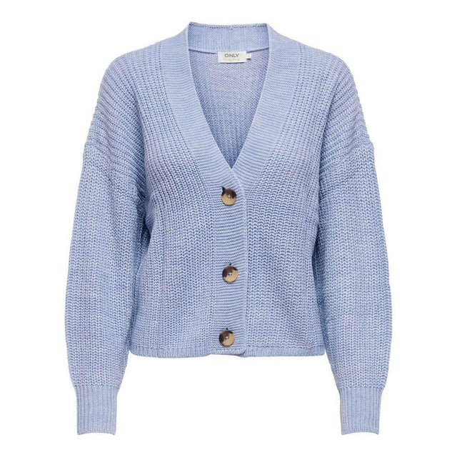 Only Blue Acrylic Cardigan - Hilstor