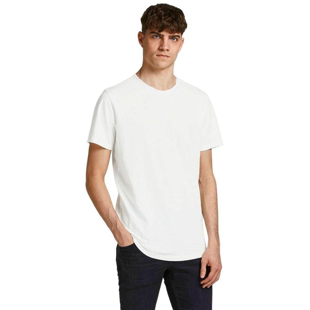 Jack Jones Cream Organic Cotton T-Shirt - Hilstor