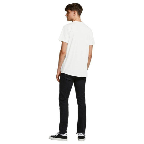 Jack Jones Cream Organic Cotton T-Shirt - Hilstor