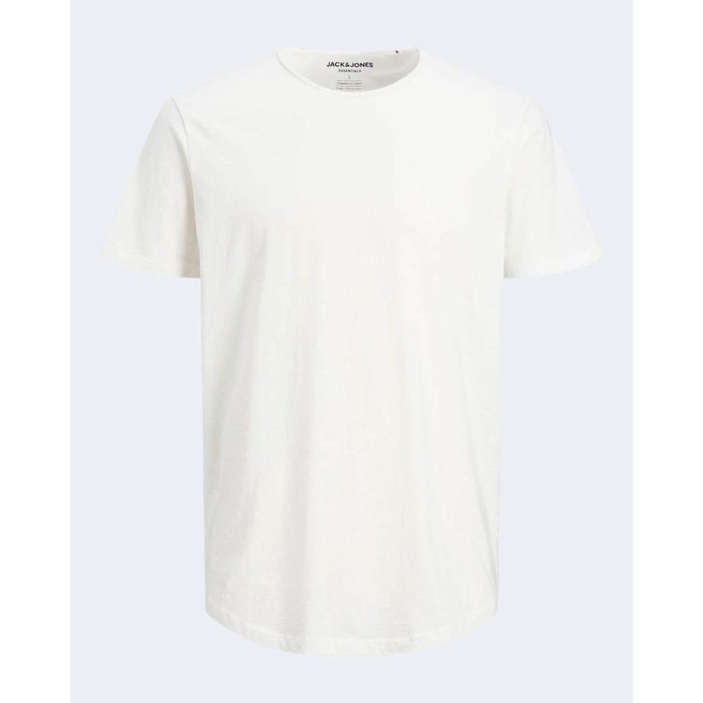 Jack Jones Cream Organic Cotton T-Shirt - Hilstor