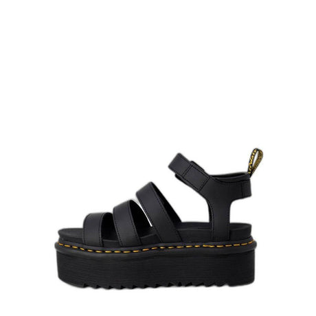 Dr. Martens Black Leather Flat Shoe - Hilstor
