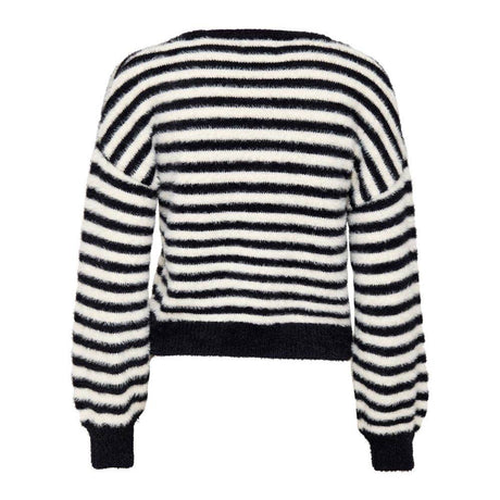 Only Black And White Acrylic Tops & T-Shirt - Hilstor